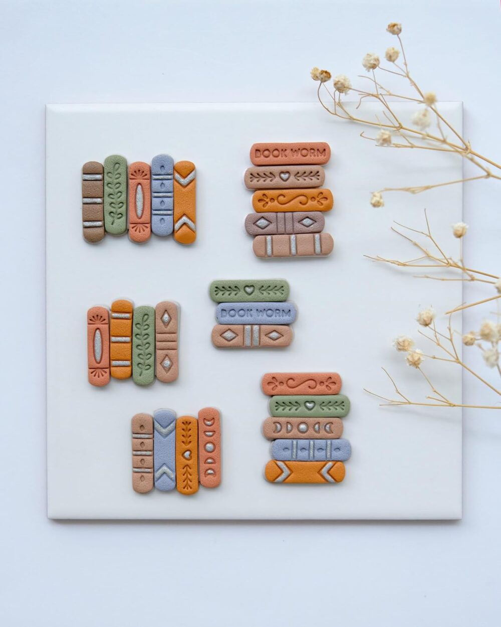 Book Stack & Earring Clay Cutters