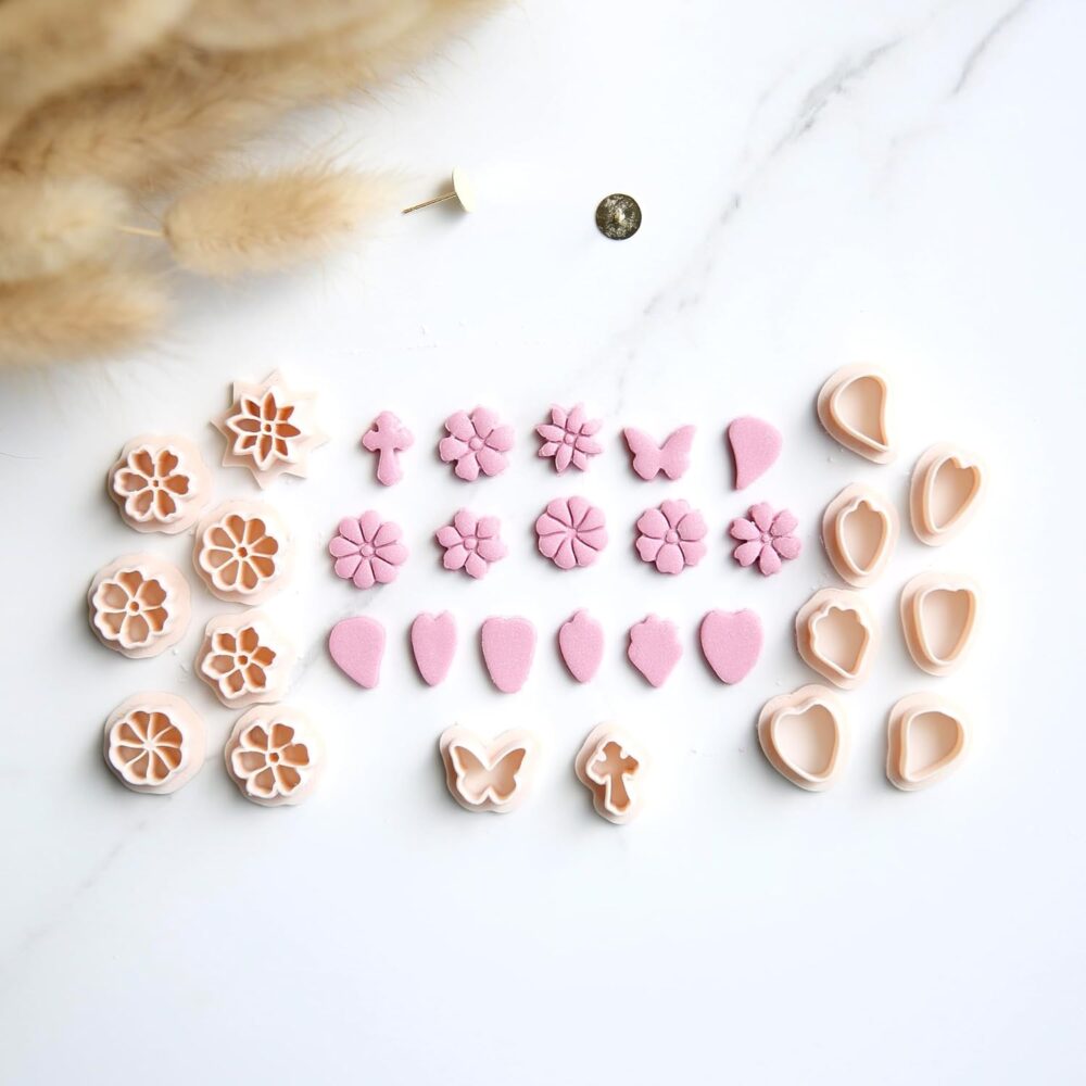 Polymer Clay Cutters Umbrella Clay Cutter (Set of45 Piece)