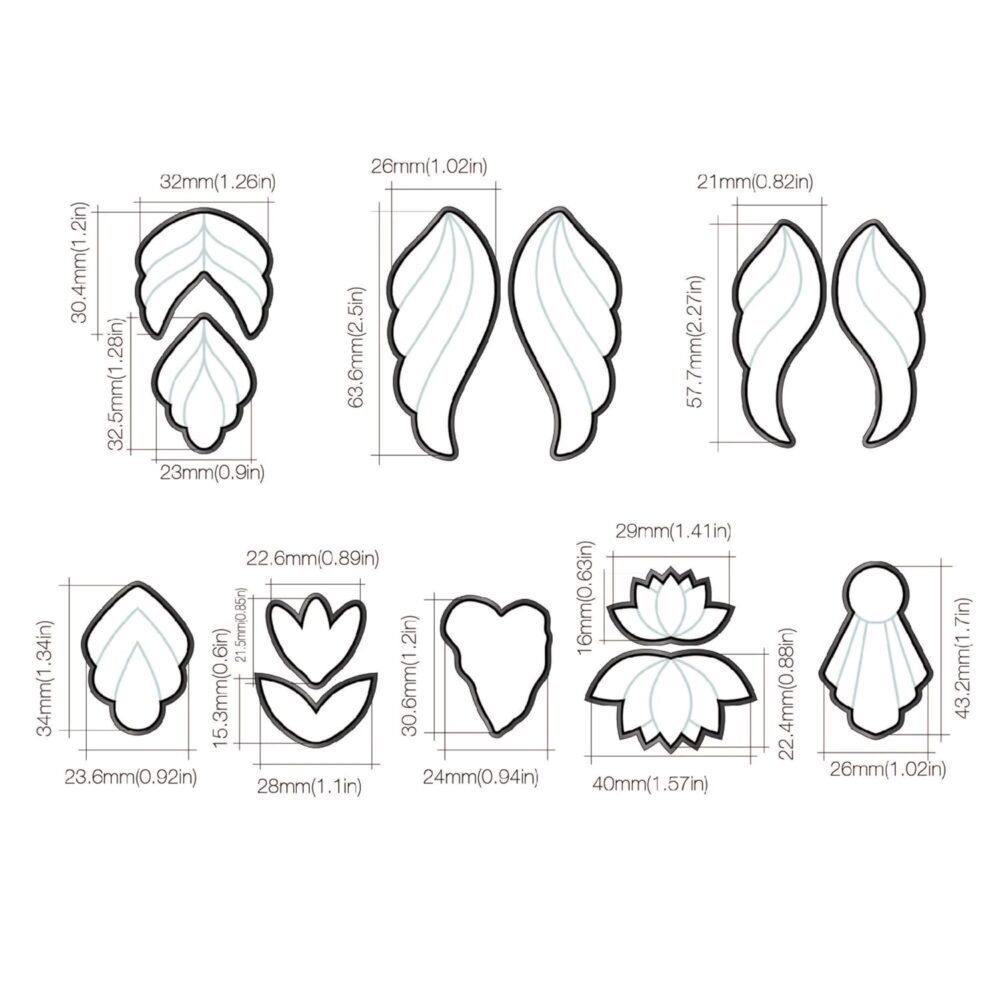 71R85TAXv2L._SL1500_ Polymer Clay Cutters | 13 Piece