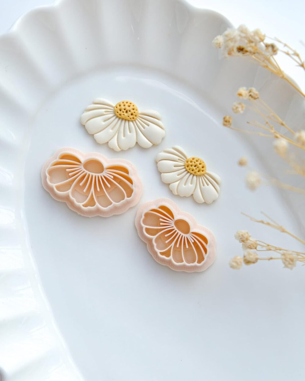 Daisy Flower Polymer Clay Cutters