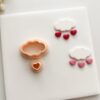 Polymer Clay Cutter | Cloud Raining Hearts