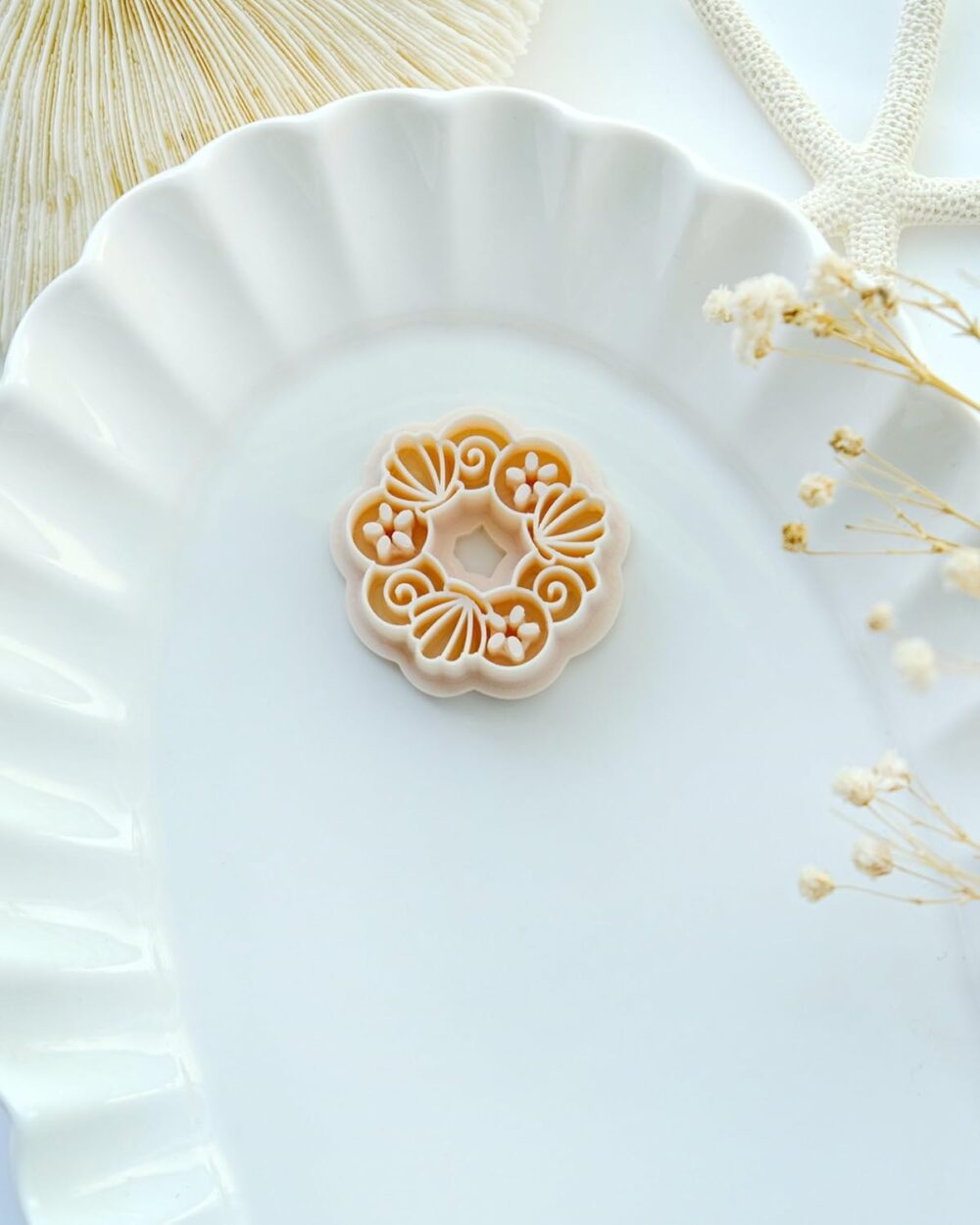 Polymer Clay Earring Cutters | Coastal Seashell