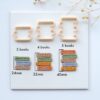 Book Stack & Earring Clay Cutters