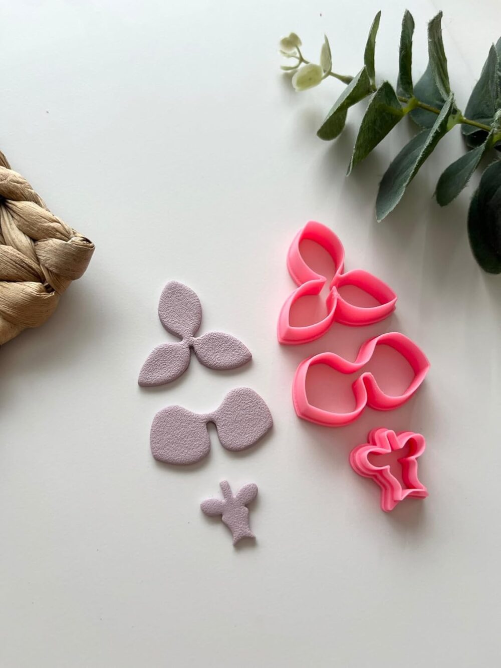 Orchid Flower 3 Part Clay Cutter