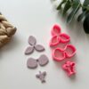Orchid Flower 3 Part Clay Cutter
