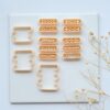 Book Stack & Earring Clay Cutters