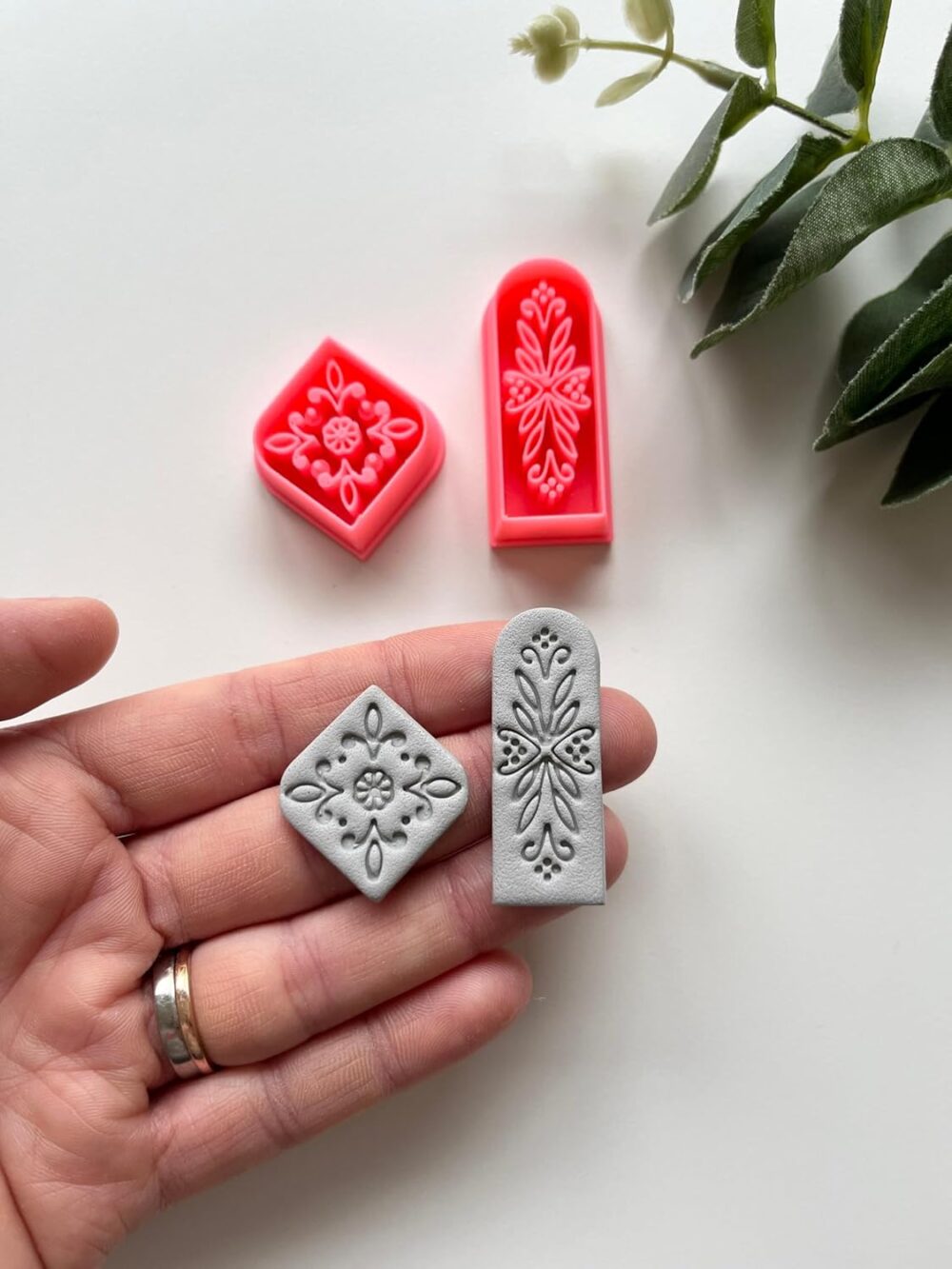 Ornate Diamond & Arch Clay Cutter