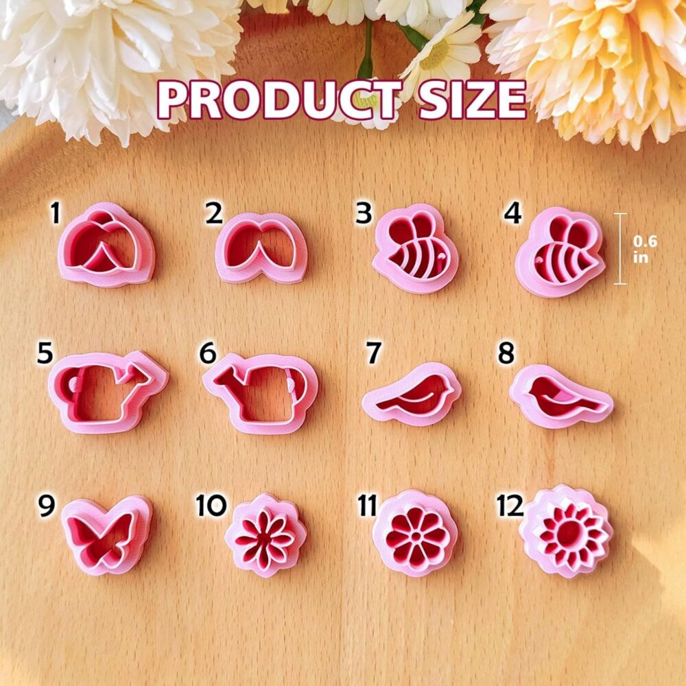 Spring Flower and Shape Cutters Set