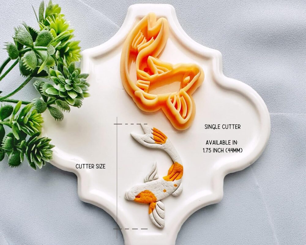 Polymer Clay Earring Koi Fish Cutter