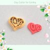 Love Heart Love Clay Cutter