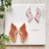 Twisting Hourglass Spring Clay Cutter, Embossing Polymer Clay Cutter, Detailed Debossing Cutter for Clay
