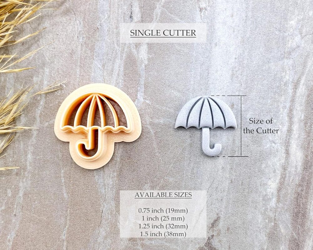 Polymer Clay Cutters | Umbrella Clay Cutter