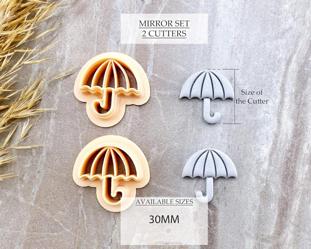 Polymer Clay Cutters | Umbrella Clay Cutter