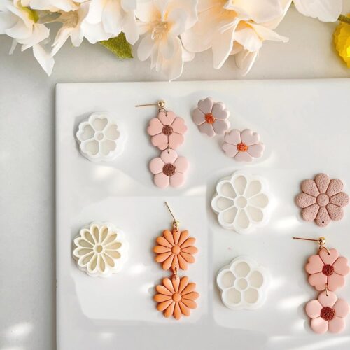MAIN IMAGE olymer Clay Cutters, Flower Shapes Like Dahlia