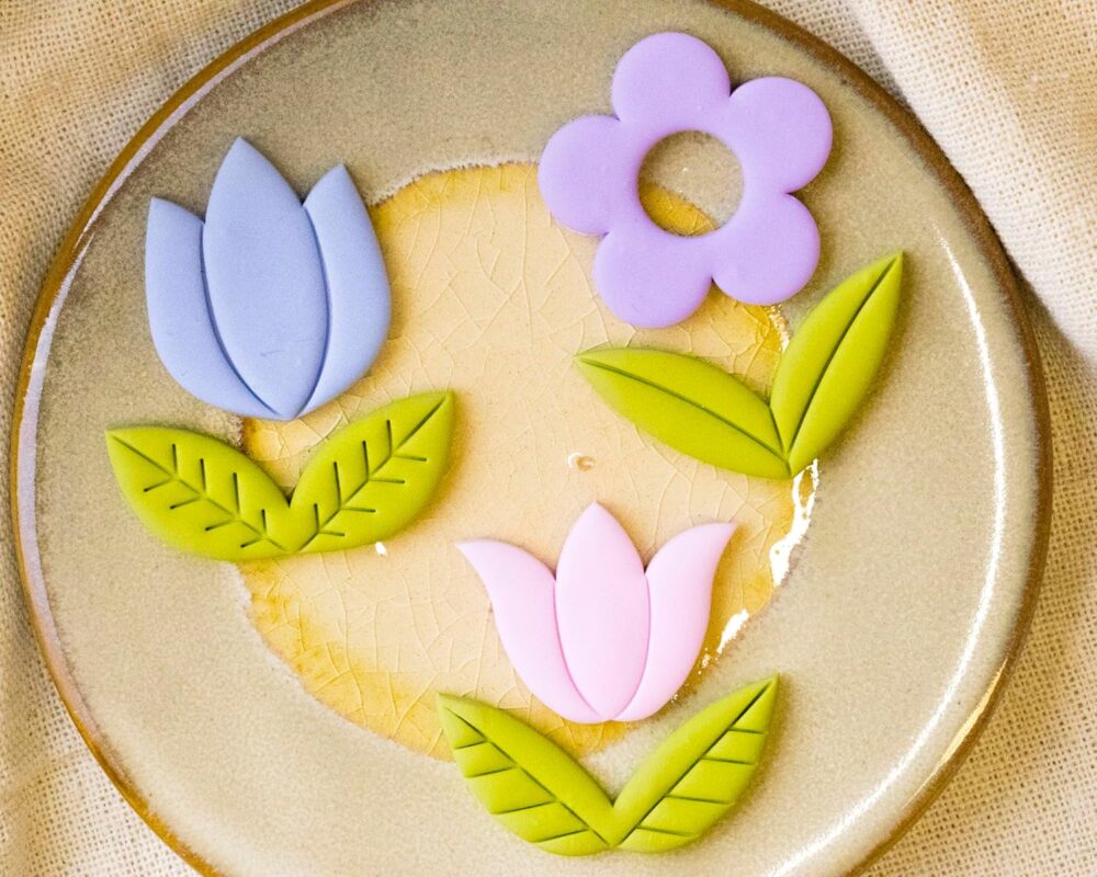 MAIN IMAGE Polymer Clay Cutter Folk Flower Set