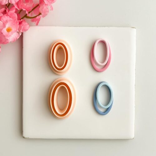 Oval Outline Shape Set (2 Cutters)