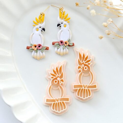 MAIN IMAGE 3D ORIGINS Polymer Clay Cutter, Parrot