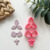 Orchid Flower 3 Part Clay Cutter