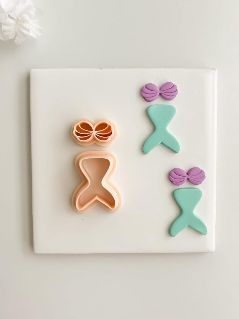Polymer Clay Cuttters | Mermaid (Two-Part)