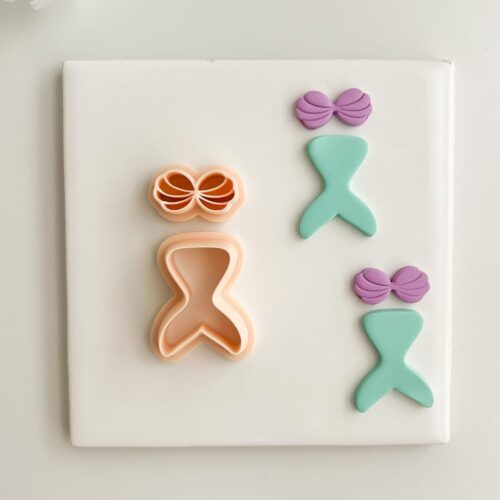 Polymer Clay Cuttters | Mermaid (Two-Part)