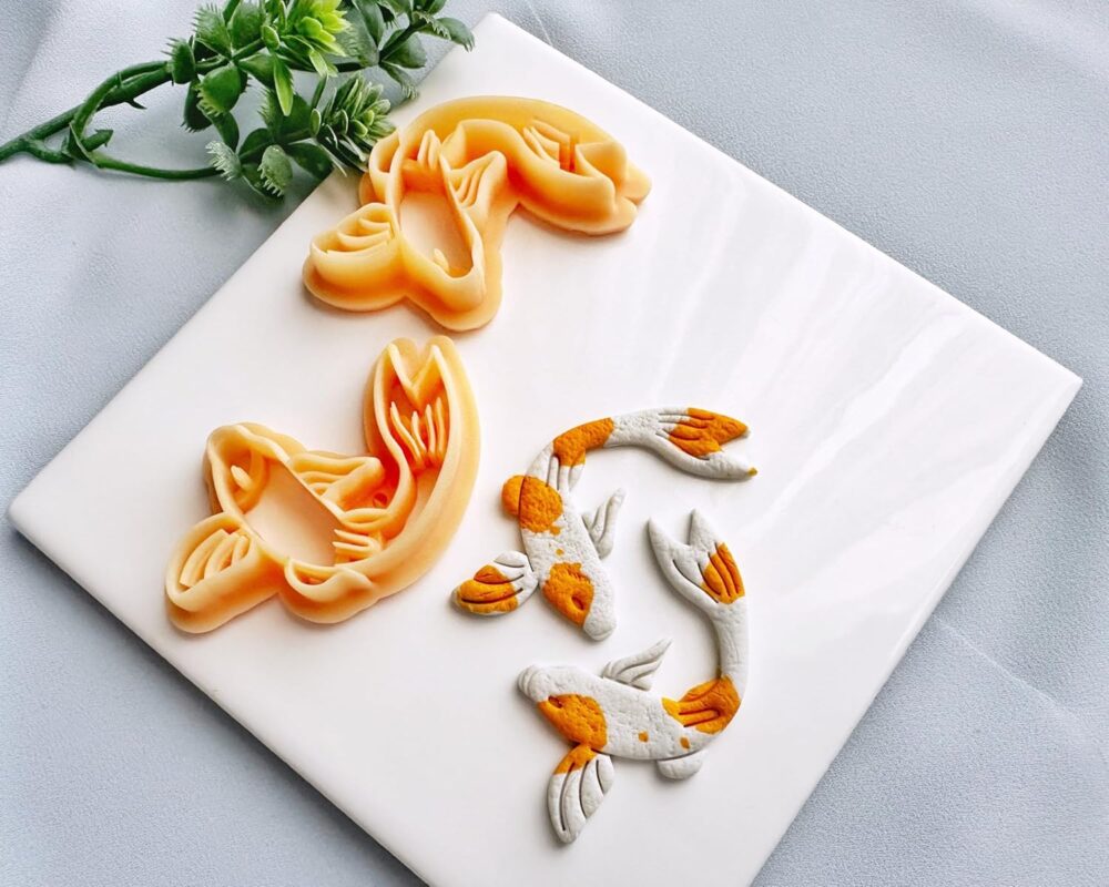 Polymer Clay Earring Koi Fish Cutter