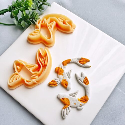 Polymer Clay Earring Koi Fish Cutter
