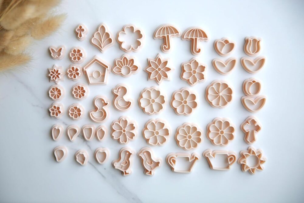 Polymer Clay Cutters Umbrella Clay Cutter (Set of45 Piece)