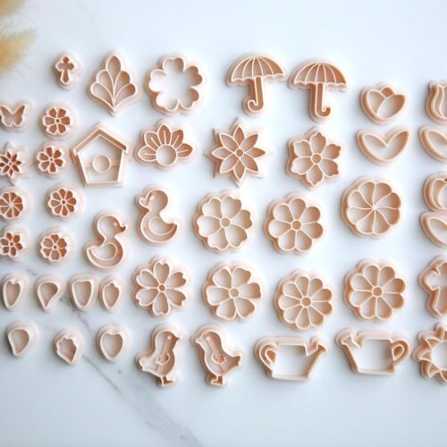 Polymer Clay Cutters Umbrella Clay Cutter (Set of45 Piece)